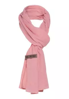 Шарф LIV Knit Factory, розовый