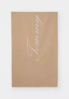 Шарф LOGO SCARF Tommy Hilfiger, бежевый