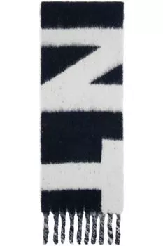 Шарф Loliana темно-синего и серого цветов Isabel Marant