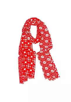 Шарф Лорин из веганского материала Collezione alessandro, красный