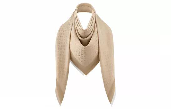 Шарф Louis Vuitton, бежевый