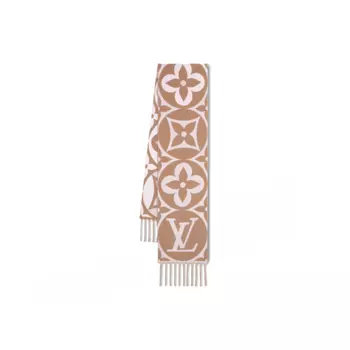 Шарф Louis Vuitton с логотипом, розовый