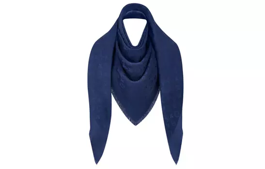 Шарф Louis Vuitton, темно-синий
