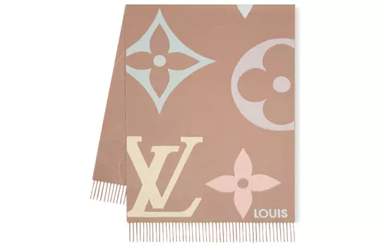 Шарф Louis Vuitton женский, коричневый