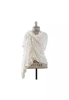 Шарф Люся белый Loberon