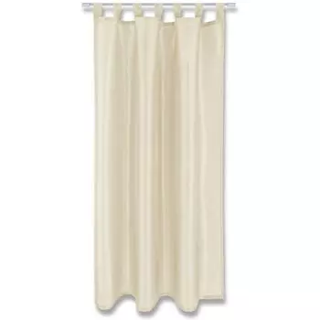 Шарф-люверс Selma 00 Elbersdrucke полупрозрачный 140х255 белый Arsvita, бежевый