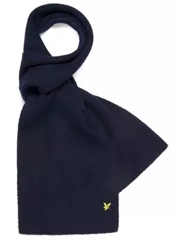 Шарф Lyle & Scott Strick, темно-синий