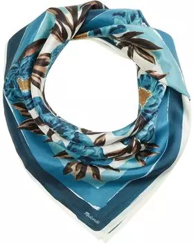 Шарф Madewell Silk Bandana, синий