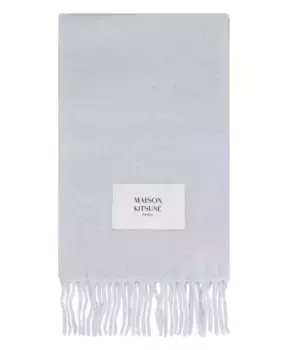 Шарф Maison Kitsun, синий