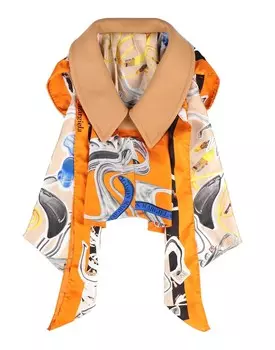 Шарф Maison Margiela, коричневый