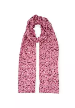 Шарф MANDALA светлый, принт металлик HARPA, цвет Pink One Size