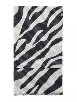 Шарф MANGO, черный