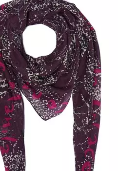 Шарф Manila Grace, фиолетовый
