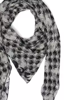 Шарф Manila Grace, молочный