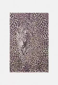 Шарф Marc Cain, ярко-розовый/лавандовый