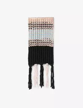 Шарф Marilu с бахромой Rinascente, розовый