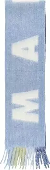 Шарф Marni 'Aquamarine', синий