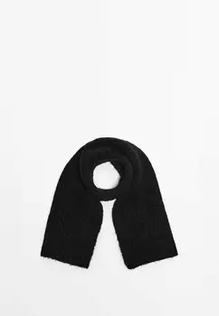 Шарф Massimo Dutti STUDIO BLEND, черный