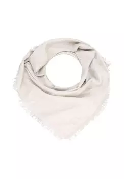 Шарф Maxi с люрексом и логотипом 110 см PATRIZIA PEPE, цвет Ash Grey