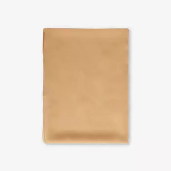 Шарф meandro из шелкового шифона с закатанным краем Max Mara, коричневый