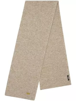 Шарф Medusa '95 в рубчик Versace, нейтральный цвет