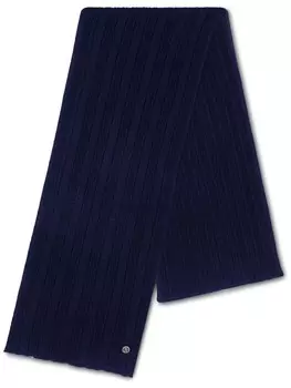 Шарф Medusa в рубчик Versace, синий