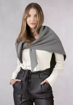 Шарф MERINO LAMBSWOOL DREIECKSTUCH Giesswein, цвет schiefer