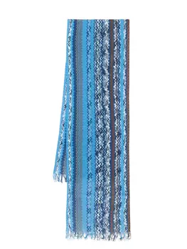 Шарф Missoni с зигзагообразным узором, синий
