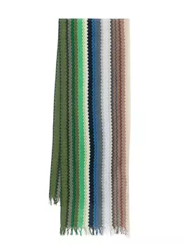 Шарф Missoni с зигзагообразным узором, зеленый