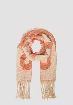 Шарф MIT ALL-OVER-PRINT s.Oliver, коричневый