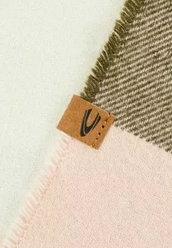 Шарф MIT KARIERTEM MUSTER camel active, розовый