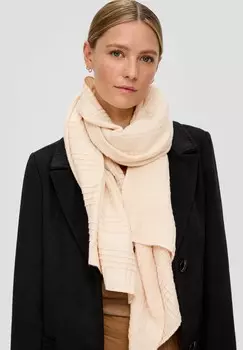 Шарф MIT PLISSEEFALTEN s.Oliver, бежевый