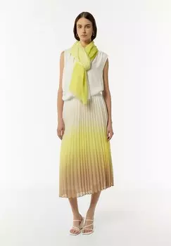 Шарф MLANGE comma, светло-желтый