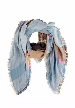 Шарф MODE AUS SOFTEM camel active, синий