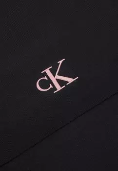 Шарф MONOGRAM EMBRO SCARF Calvin Klein, серебристого цвета