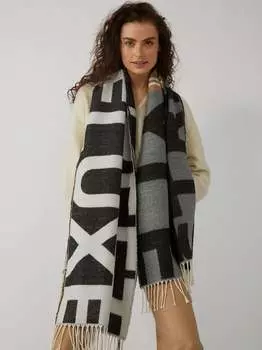 Шарф моноконтрастный Codello, черный