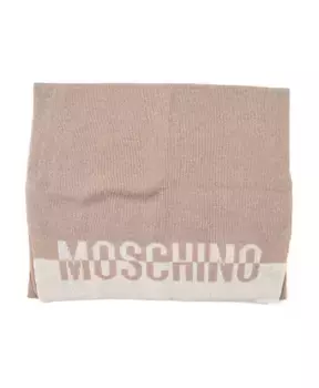 Шарф Moschino, бежевый