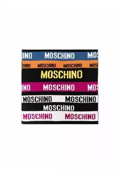 Шарф MOSCHINO, разноцветный