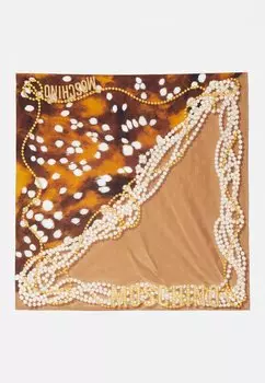 Шарф MOSCHINO, разноцветный