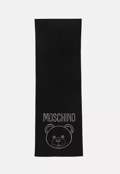Шарф MOSCHINO ШАРФ, черный