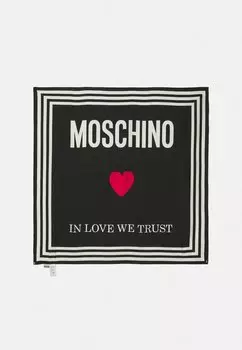 Шарф MOSCHINO УНИСЕКС, черный