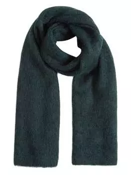 Шарф MOSS COPENHAGEN, темно-зеленый