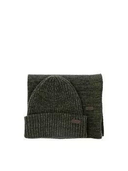 Шарф мужской Barbour, зеленый