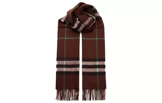 Шарф мужской Burberry, коричневый / зеленый