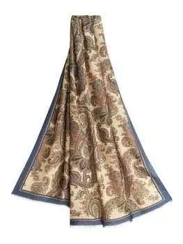 Шарф мужской Etro, коричневый