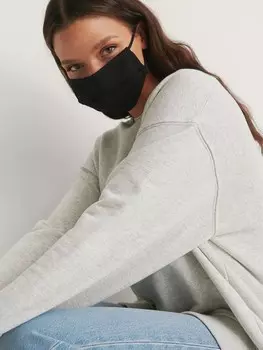 Шарф NA-KD Scarf, черный