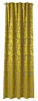 Шарф Neutex с подшитой внизу петелькой Ikebana В x Ш 245 x 142 см золотисто-синий