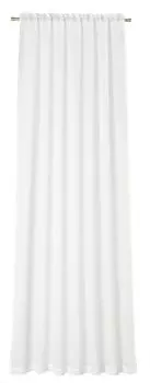 Шарф Neutex с тесьмой-петлей внизу, тесьмой-утяжелителем Allure В x Ш 245 x 140 см шерсть белая, белый