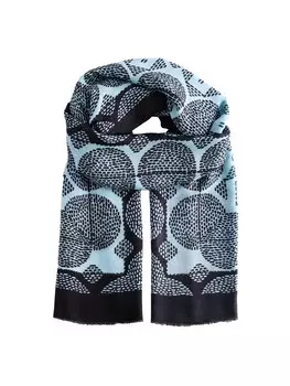Шарф Next, цвет Light blue/Dark blue