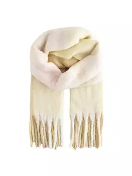 Шарф Next, цвет Mustard/Pastel yellow